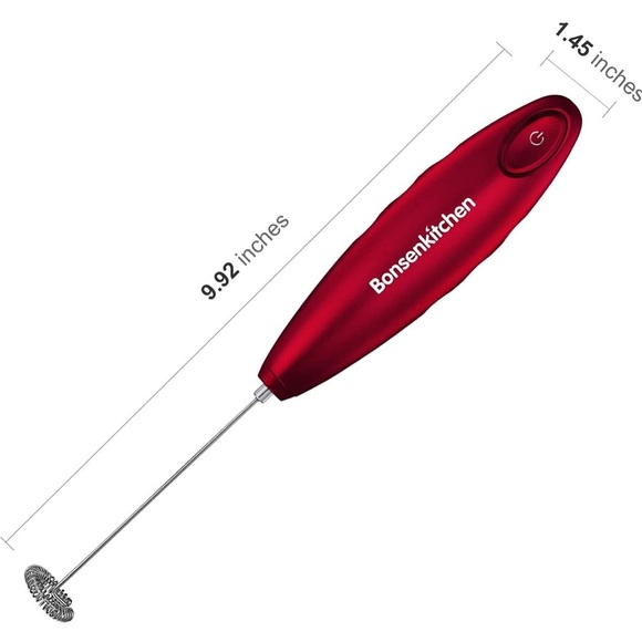 New- Unopened Box Bonsenkitchen Electric Milk Frother/Handheld Drink Mixer - Picture 2 of 7